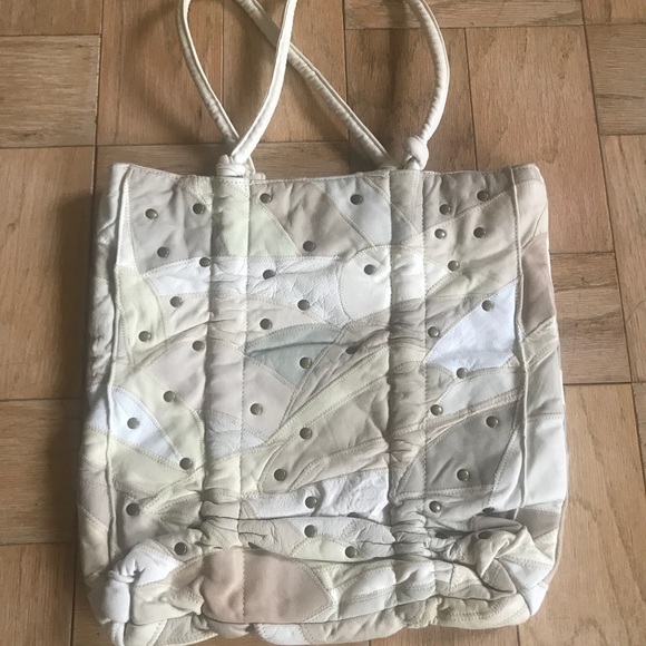 Very cute vegetarian leather tote bag pristine - Picture 4 of 5